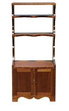 Load image into Gallery viewer, 20TH C QUEEN ANNE ANTIQUE STYLE CHERRY CABINET / CUPBOARD