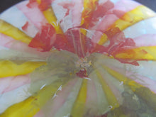 Load image into Gallery viewer, SANDWICH SATIN GLASS TRINKET BOX WITH COLORFUL SWIRLED PATTERNS