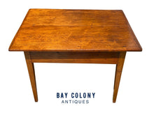 Load image into Gallery viewer, Antique New England Pumpkin Pine Tavern Table / Dining Table