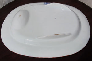 EXCELLENT WRS & CO IMPERIAL STONE JAPANNED FOOTED WELL PLATTER CIRCA 1830
