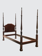 Load image into Gallery viewer, WONDERFUL PAIR OF CENTENNIAL FEDERAL STYLE MAHOGANY PLANTATION STYLE CUSTOM BEDS