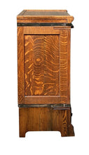 Load image into Gallery viewer, 19th C Antique Oak Encyclopedia Size Large Barrister Bookcase / Cabinet - Globe