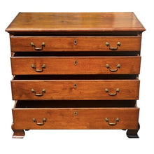 Load image into Gallery viewer, 18TH C ANTIQUE CHIPPENDALE PENNSYLVANIA WALNUT BACHELORS CHEST / DRESSER