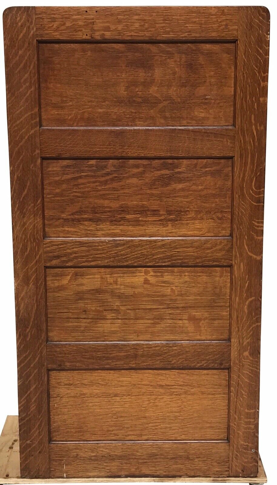 20TH C ANTIQUE ARTS & CRAFTS / MISSION OAK 6 DRAWER FILE CABINET ~LIBRARY BUREAU