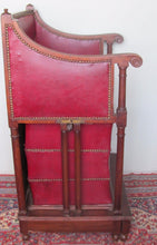 Load image into Gallery viewer, ULTRA RARE GEORGE III MAHOGANY MECHANICAL MEDICAL EXAMINATION CHAIR