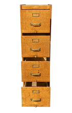 Load image into Gallery viewer, 20th C Antique Arts &amp; Crafts Tiger Oak File Cabinet