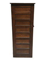 Load image into Gallery viewer, 19TH C VICTORIAN ANTIQUE INDUSTRIAL OAK MAP / LATERAL FILE CABINET
