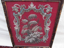 Load image into Gallery viewer, BEAUTIFUL VICTORIAN BAMBOO FIRESCREEN WITH FLORAL GLASS BEAD WORK DECORATION