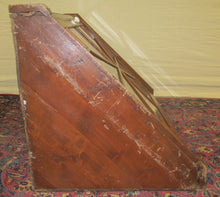 Load image into Gallery viewer, 18TH CENTURY QUEEN ANNE PERIOD WALL HUNG CORNER CABINET WITH 12 LIGHT DOORS