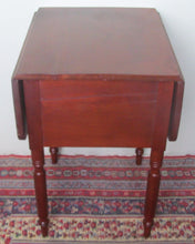 Load image into Gallery viewer, EARLY 19TH CENTURY SHERATON MID ATLANTIC CHERRY WORK TABLE