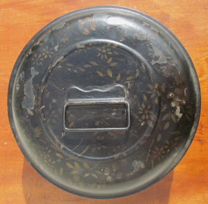 EARLY 19TH CENTURY TOLE WARE SPICE CANISTER SET