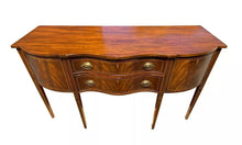 Load image into Gallery viewer, 20TH C FEDERAL ANTIQUE STYLE HENKEL HARRIS INLAID MAHOGANY SIDEBOARD / SERVER