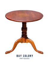 Load image into Gallery viewer, Queen Anne Style Southern Walnut Wine Table With Snake Legs - Rare Size and Form