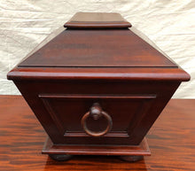 Load image into Gallery viewer, ANTIQUE REGENCY STYLED MAHOGANY CELLARETTE-ULTRA RARE SIZED SPECIMEN