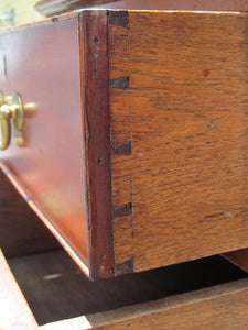 FINE GEORGIAN MAHOGANY CAMPAIGN DESK WITH LEATHER TOP AND PARTNER'S DESK FEATURE