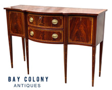 Load image into Gallery viewer, 20TH C  FEDERAL ANTIQUE STYLE MAHOGANY SIDEBOARD / SERVER BY COUNCILL CRAFTSMEN