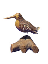 Load image into Gallery viewer, Vintage Carved &amp; Painted Miniature Woodcock Decoy - Bar Harbor Maine Shorebird