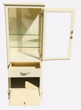 Load image into Gallery viewer, 20TH C ART DECO STEEL MEDICAL / DENTAL CABINET ~ INDUSTRIAL