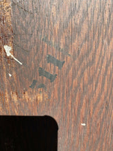 Load image into Gallery viewer, 19TH C ANTIQUE VICTORIAN OAK SINGLE DOOR GUILLOCHE CARVED BOOKCASE