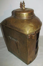Load image into Gallery viewer, ANTIQUE LOVELL PORT SIDE RED CORNER LANTERN WITH GROUND ORIGINAL LENS-BEST!