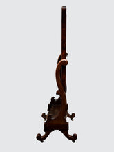 Load image into Gallery viewer, EARLY 19TH C. MAHOGANY FRENCH EMPIRE / CLASSICAL CHEVAL MIRROR W/ CARVED BASE
