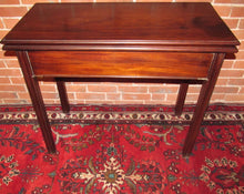 Load image into Gallery viewer, 18TH CENTURY GEORGE III CUBAN MAHOGANY GAMES TABLE