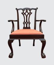 Load image into Gallery viewer, CHIPPENDALE STYLE SET OF 12 ANTIQUE MAHOGANY DINING CHAIRS &amp; MASTERPIECES!