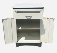 Load image into Gallery viewer, 20TH C ART DECO STEEL MEDICAL / DENTAL CABINET ~ INDUSTRIAL ~ WALTERS MFG CO