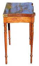 Load image into Gallery viewer, 19th C Antique Sheraton Pennsylvania Walnut Card Table / Console Table