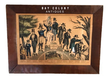 Load image into Gallery viewer, 19TH C ANTIQUE CURRIER &amp; IVES THE LIFE &amp; AGE OF MAN COLORED LITHOGRAPH