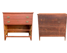 Load image into Gallery viewer, 19TH C ANTIQUE HEPPLEWHITE TULIP POPLAR LIFT TOP BLANKET BOX / MULE CHEST