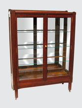 Load image into Gallery viewer, FABULOUS OAK ARTS &amp; CRAFTS BOOKCASE-CHINA CABINET BY THE LIFETIME FURNITURE CO