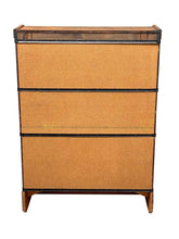Load image into Gallery viewer, 19TH C ANTIQUE ARTS &amp; CRAFTS MACEY TIGER OAK STACKING BARRISTER BOOKCASE
