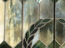 Load image into Gallery viewer, 19TH C VICTORIAN PAIR OF ANTIQUE STAINED GLASS WINDOWS