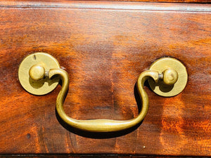 18TH C ANTIQUE CHIPPENDALE MAHOGANY SLANT LID SECRETARY DESK