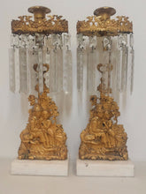 Load image into Gallery viewer, FINE 19TH CENTURY 3 PIECE GIRANDOLE CANDELABRA SET