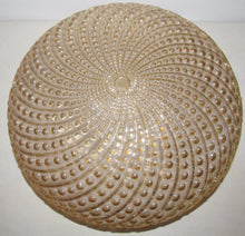 Load image into Gallery viewer, RARE IRRADIZED GOLD HOBNAIL MUSHROOM 12&quot; ART GLASS SHADE