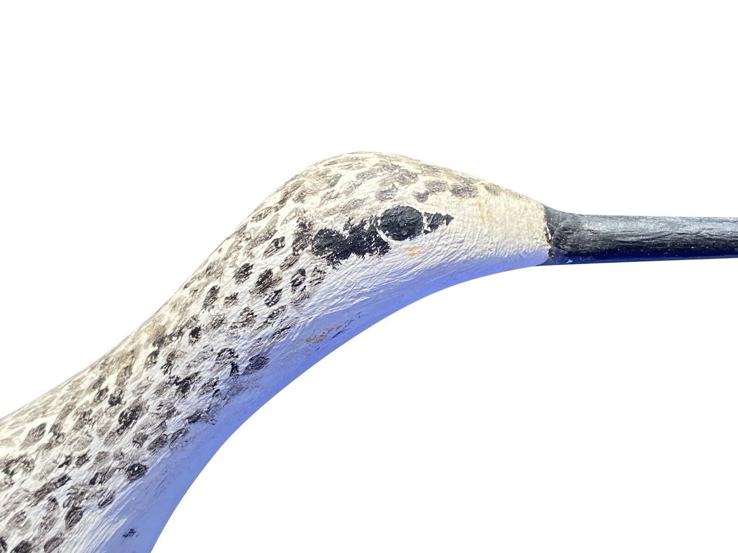 20th C Vintage Carved & Painted Sandpiper Shorebird Decoy - Weber 1970's