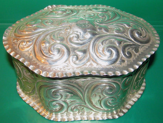 GORHAM STERLING SILVER ART NOUVEAU TRINKET JEWELRY BOX