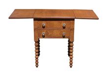 Load image into Gallery viewer, 19th C Antique Virginia Walnut Federal 2 Drawer Worktable / Nightstand
