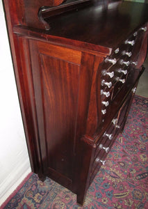 FINE 19TH CENTURY 20 DRAWER MAHOGANY DENTAL CABINET BY THE AMERICAN CABINET CO.