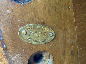 19TH C ANTIQUE VICTORIAN TIGER OAK BLANK DOOR FILE CABINET ~ RARE FORMAT
