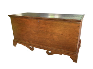 Antique Queen Anne Walnut Southern Blanket Box Circa 1780 - North Carolina