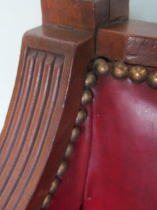 ULTRA RARE GEORGE III MAHOGANY MECHANICAL MEDICAL EXAMINATION CHAIR