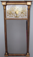 Load image into Gallery viewer, FINE EARLY 19TH CENTURY EGLOMISE PANELED MIRROR BY JOHN DOGGETT ROXSBURY-BOSTON