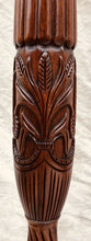 Load image into Gallery viewer, 20TH C HENKEL HARRIS QUEEN SIZE MAHOGANY RICE CARVED PLANTATION TESTER BED
