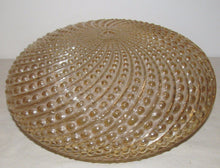 Load image into Gallery viewer, RARE IRRADIZED GOLD HOBNAIL MUSHROOM 12&quot; ART GLASS SHADE
