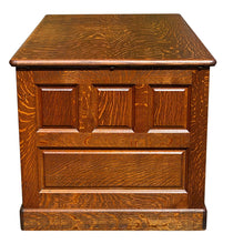 Load image into Gallery viewer, 19TH C ANTIQUE VICTORIAN DOUBLE BANK 5 FOOT TIGER OAK OFFICE DESK