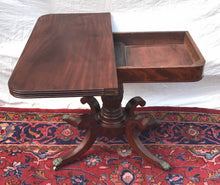 Load image into Gallery viewer, LATE FEDERAL PERIOD CLASSICAL GAME TABLE ATTRIBUTED TO ISSAC VOSE BOSTON