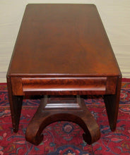 Load image into Gallery viewer, EXCEPTIONAL EMPIRE MAHOGANY BREAKFAST TABLE ON FINELY FORMED OGEE BASE